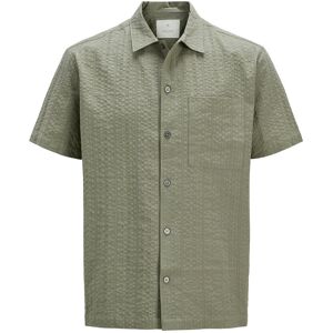 Jack & Jones Jprcceaston Seersucker S/S Shirt Ln M Green M Jack & Jones Jprcceaston Seersucker S/S Shirt Ln M Green M