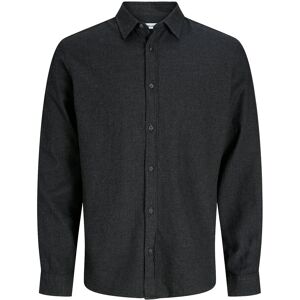 Jack & Jones Jjeclassic Melange Shirt L/S Noos S Grey S Jack & Jones Jjeclassic Melange Shirt L/S Noos S Grey S