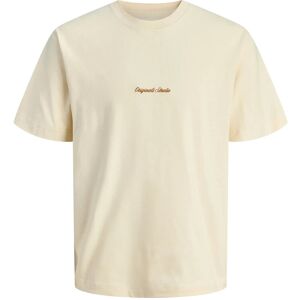 Jack & Jones Jornorrebro Emb Tee Ss Crew Neck Noos M Cream M Jack & Jones Jornorrebro Emb Tee Ss Crew Neck Noos M Cream M