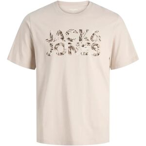 Jack & Jones Jjejeff Logo Tee Ss Sn S Cream S Jack & Jones Jjejeff Logo Tee Ss Sn S Cream S
