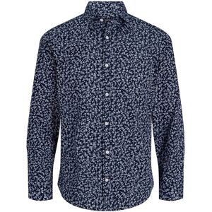 Jack & Jones Jprblablackpool Print Ls Shirt M Navy M Jack & Jones Jprblablackpool Print Ls Shirt M Navy M