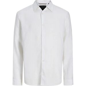 Jack & Jones Jprblalawrence Linen Ls Shirt Sn M White M Jack & Jones Jprblalawrence Linen Ls Shirt Sn M White M