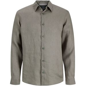 Jack & Jones Jprblalawrence Linen Ls Shirt Sn S Khaki S Jack & Jones Jprblalawrence Linen Ls Shirt Sn S Khaki S