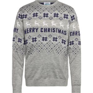 Happy Seasons Merry Christmas Sweater XXXL Grey XXXL Happy Seasons Merry Christmas Sweater XXXL Grey XXXL