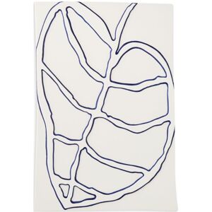 Kähler Relief Blad 28X41Cm 28X41CM White 28X41CM Kähler Relief Blad 28X41Cm 28X41CM White 28X41CM