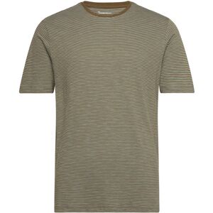 Knowledge Cotton Apparel Regular Striped Basic Tee - Gots/Ve XXL Green XXL Knowledge Cotton Apparel Regular Striped Basic Tee - Gots/Ve XXL Green XXL