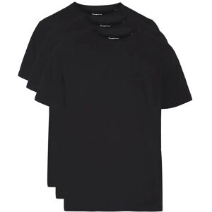 Knowledge Cotton Apparel 3-Pack Core T-Shirt S Black S Knowledge Cotton Apparel 3-Pack Core T-Shirt S Black S