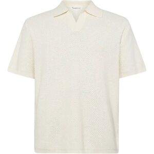 Knowledge Cotton Apparel Knitted Polo XL Cream XL Knowledge Cotton Apparel Knitted Polo XL Cream XL