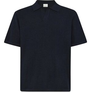 Knowledge Cotton Apparel Knitted Polo XL Navy XL Knowledge Cotton Apparel Knitted Polo XL Navy XL