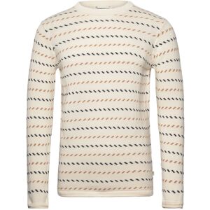 Knowledge Cotton Apparel Organic Cotton Jacquard Knit - Rege XXL Cream XXL Knowledge Cotton Apparel Organic Cotton Jacquard Knit - Rege XXL Cream XXL