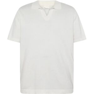 Knowledge Cotton Apparel Cashmere Knit Polo XXL White XXL Knowledge Cotton Apparel Cashmere Knit Polo XXL White XXL