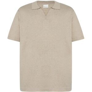 Knowledge Cotton Apparel Cashmere Knit Polo L Grey L Knowledge Cotton Apparel Cashmere Knit Polo L Grey L