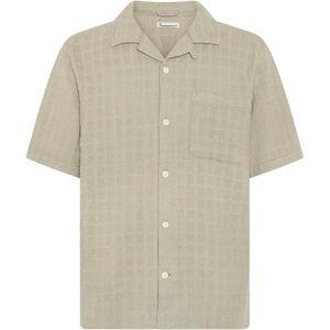 Knowledge Cotton Apparel Structure Short Sleeve Shirt XL Beige XL Knowledge Cotton Apparel Structure Short Sleeve Shirt XL Beige XL
