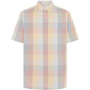 Knowledge Cotton Apparel Relaxed Seersucker Short Sleeve Shi L Patterned L Knowledge Cotton Apparel Relaxed Seersucker Short Sleeve Shi L Patterned L