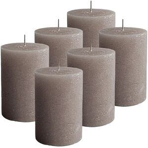 Kunstindustrien Rustic Pillar Candles 7X10CM Grey 7X10CM Kunstindustrien Rustic Pillar Candles 7X10CM Grey 7X10CM