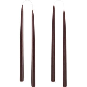 Kunstindustrien Hand Dipped Candles, 4 Pack ONE SIZE Brown ONE SIZE Kunstindustrien Hand Dipped Candles, 4 Pack ONE SIZE Brown ONE SIZE
