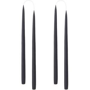 Kunstindustrien Hand Dipped Candles, 4 Pack ONE SIZE Black ONE SIZE Kunstindustrien Hand Dipped Candles, 4 Pack ONE SIZE Black ONE SIZE