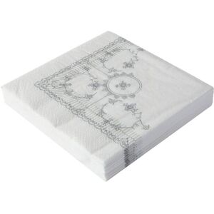 Kunstindustrien Classic Napkins, 20 Pcs 33X33CM White 33X33CM Kunstindustrien Classic Napkins, 20 Pcs 33X33CM White 33X33CM