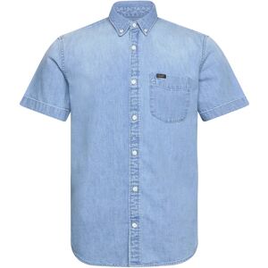 Lee Jeans Lee Button Down Ss M Blue M Lee Jeans Lee Button Down Ss M Blue M