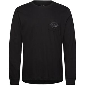 Lee Jeans Ls Pocket Logo Tee L Black L Lee Jeans Ls Pocket Logo Tee L Black L