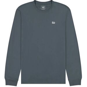 Lee Jeans Ls Patch Logo Tee M Grey M Lee Jeans Ls Patch Logo Tee M Grey M