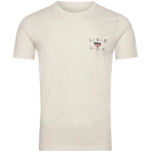 Lee Jeans Essential Graphic Tee L Cream L Lee Jeans Essential Graphic Tee L Cream L