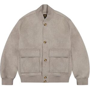 Lee Jeans Wool Bomber Jacket M Beige M Lee Jeans Wool Bomber Jacket M Beige M