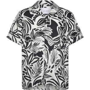 Les Deux Bob Flower Tencel Shirt S Black S Les Deux Bob Flower Tencel Shirt S Black S