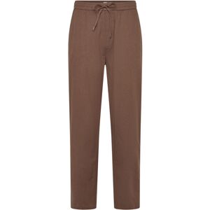 Lindbergh Linen Wide Fit Pants M Brown M Lindbergh Linen Wide Fit Pants M Brown M