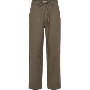 Lindbergh Linen Wide Fit Pants XL Khaki XL Lindbergh Linen Wide Fit Pants XL Khaki XL