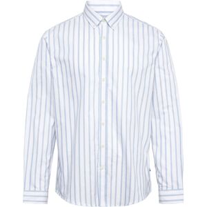 Lindbergh Striped Oxford Shirt L/S M Blue M Lindbergh Striped Oxford Shirt L/S M Blue M