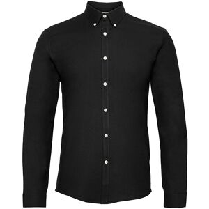 Lindbergh Yarn Dyed Oxford Superflex Shirt L/S XL Black XL Lindbergh Yarn Dyed Oxford Superflex Shirt L/S XL Black XL