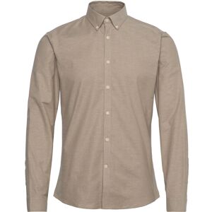 Lindbergh Yarn Dyed Oxford Superflex Shirt L/S XXL Beige XXL Lindbergh Yarn Dyed Oxford Superflex Shirt L/S XXL Beige XXL