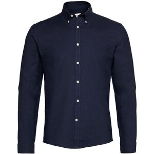 Lindbergh Yarn Dyed Oxford Superflex Shirt L/S XXL Navy XXL Lindbergh Yarn Dyed Oxford Superflex Shirt L/S XXL Navy XXL