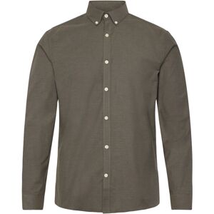 Lindbergh Yarn Dyed Oxford Superflex Shirt XXL Khaki XXL Lindbergh Yarn Dyed Oxford Superflex Shirt XXL Khaki XXL