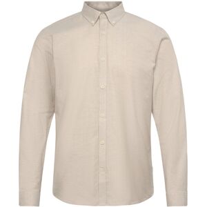 Lindbergh Yarn Dyed Oxford Superflex Shirt L Cream L Lindbergh Yarn Dyed Oxford Superflex Shirt L Cream L
