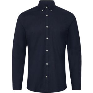Lindbergh Yarn Dyed Oxford Superflex Shirt M Navy M Lindbergh Yarn Dyed Oxford Superflex Shirt M Navy M