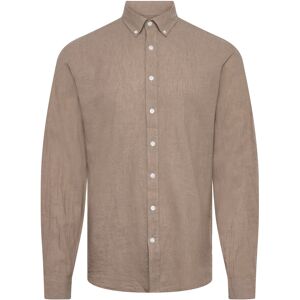 Lindbergh Linen/Cotton Shirt L/S M Beige M Lindbergh Linen/Cotton Shirt L/S M Beige M