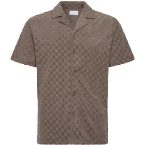 Lindbergh Jacquard Checkered Towel Resort Shi L Khaki L Lindbergh Jacquard Checkered Towel Resort Shi L Khaki L