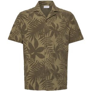Lindbergh Frotté Shirt Y/D S/S M Green M Lindbergh Frotté Shirt Y/D S/S M Green M