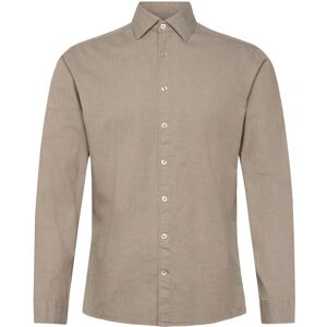 Lindbergh Soft Indigo Stretch Shirt L/S M Beige M Lindbergh Soft Indigo Stretch Shirt L/S M Beige M