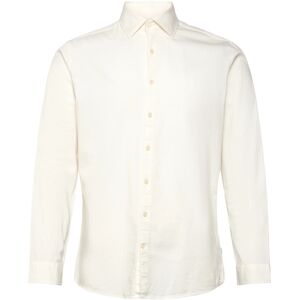 Lindbergh Soft Indigo Stretch Shirt L/S M Cream M Lindbergh Soft Indigo Stretch Shirt L/S M Cream M