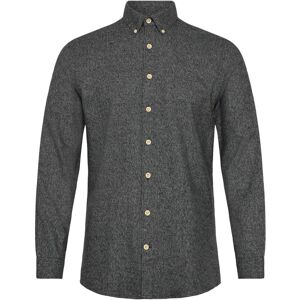 Lindbergh Business Casual Shirt In Twill S Black S Lindbergh Business Casual Shirt In Twill S Black S