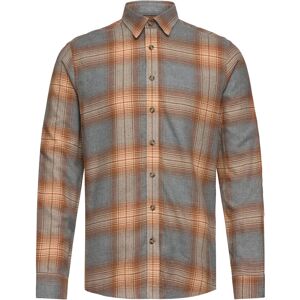 Lindbergh Checked Twill Shirt L/S S Grey S Lindbergh Checked Twill Shirt L/S S Grey S