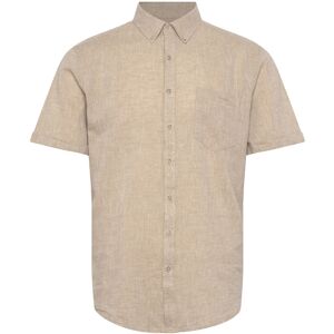 Lindbergh Cotton/Linen Shirt S/S L Beige L Lindbergh Cotton/Linen Shirt S/S L Beige L