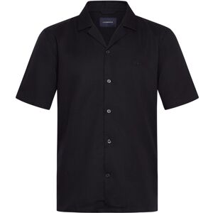 Lindbergh Cotton / Lyocell Blend Resort Shirt M Black M Lindbergh Cotton / Lyocell Blend Resort Shirt M Black M