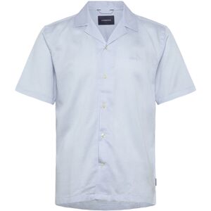 Lindbergh Cotton / Lyocell Blend Resort Shirt M Blue M Lindbergh Cotton / Lyocell Blend Resort Shirt M Blue M