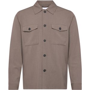 Lindbergh Superflex Overshirt M Brown M Lindbergh Superflex Overshirt M Brown M