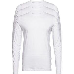 Lindbergh 3Pk Basic Tee L/S M White M Lindbergh 3Pk Basic Tee L/S M White M