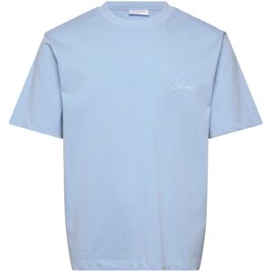 Lindbergh Oversized O-Neck Signature Tee S/S XXXL Blue XXXL Lindbergh Oversized O-Neck Signature Tee S/S XXXL Blue XXXL